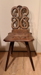 Schlangenlehnenstuhl