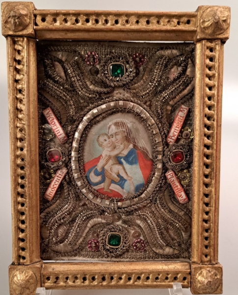 Klosterarbeit Maria mit Kind