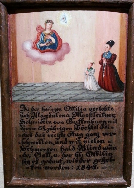 Votivtaferl Heilige Ottilie
